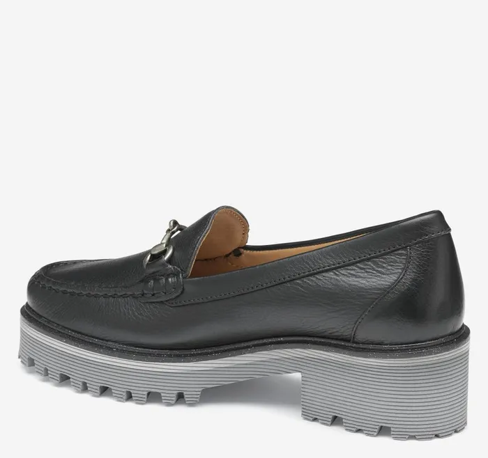 Johnston and Murphy Emmalynn Bit Loafer Black Calfskin Women Mules and Loafers Johnston and Murphy Emmalynn Bit Loafer Black Calfskin Women Mules and Loafers