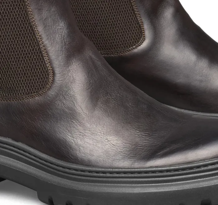 Johnston and Murphy Everson Chelsea Boot Dark Brown Italian Calfskin Men Boots Johnston and Murphy Everson Chelsea Boot Dark Brown Italian Calfskin Men Boots