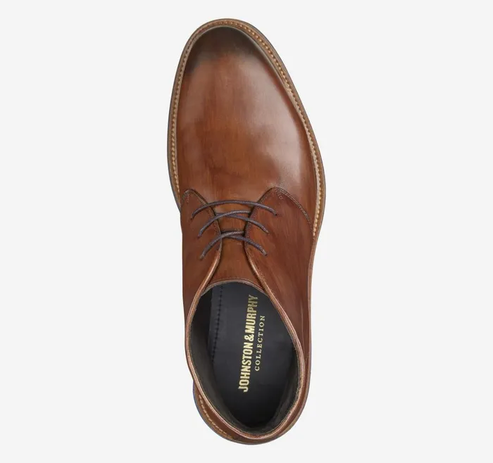 Johnston and Murphy Jenson Chukka Boot Brown Italian Calfskin Men Boots Johnston and Murphy Jenson Chukka Boot Brown Italian Calfskin Men Boots