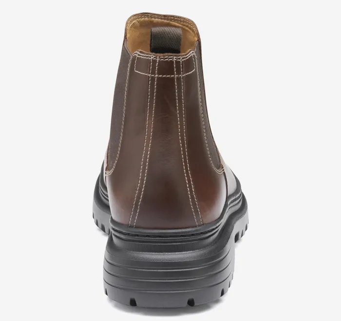 Johnston and Murphy Kelton Chelsea Boot Mahogany Full Grain Men Boots Johnston and Murphy Kelton Chelsea Boot Mahogany Full Grain Men Boots