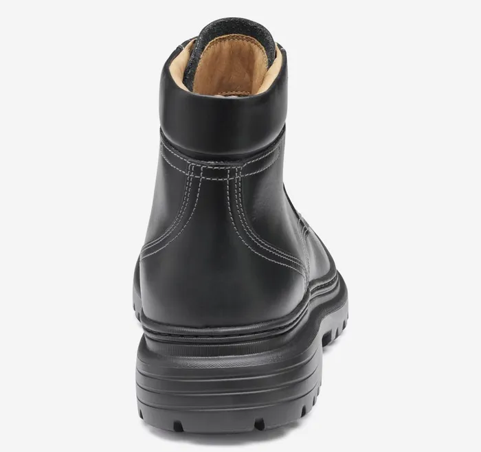 Johnston and Murphy Kelton Plain Toe Boot Black Full Grain Men Boots Johnston and Murphy Kelton Plain Toe Boot Black Full Grain Men Boots