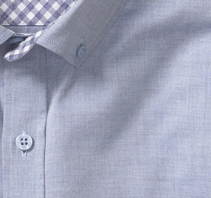 Johnston and Murphy Recycled LongSleeve Shirt Blue Men Shirts Johnston and Murphy Recycled LongSleeve Shirt Blue Men Shirts