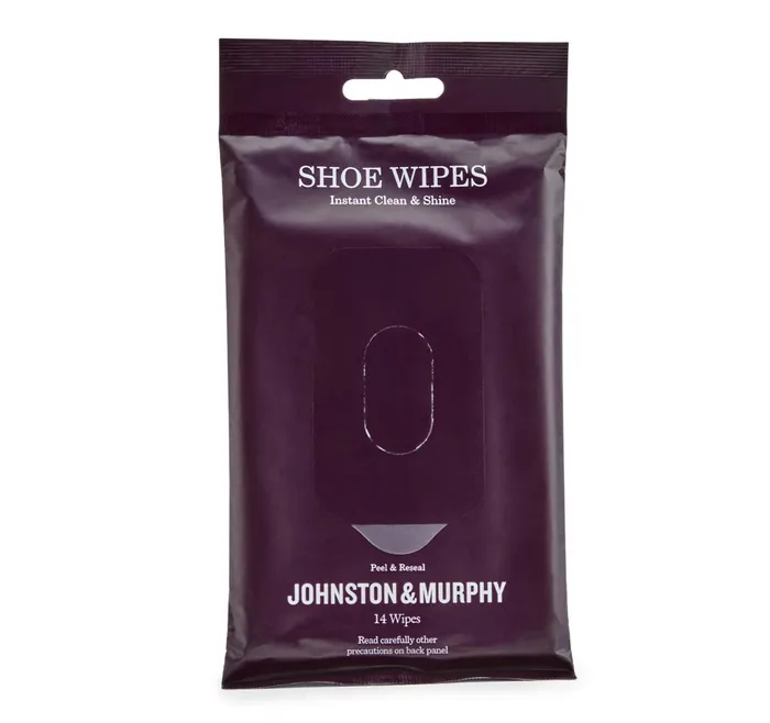 Johnston and Murphy Shoe Wipes Clear Men Shoe Care and Accessories