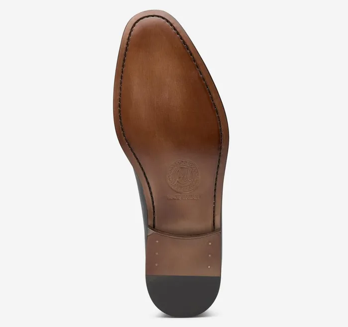 Johnston and Murphy Taylor Penny Black Italian Calfskin Men SlipOns Johnston and Murphy Taylor Penny Black Italian Calfskin Men SlipOns