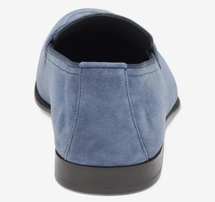Johnston and Murphy Taylor Penny Denim Italian Suede Men SlipOns Johnston and Murphy Taylor Penny Denim Italian Suede Men SlipOns