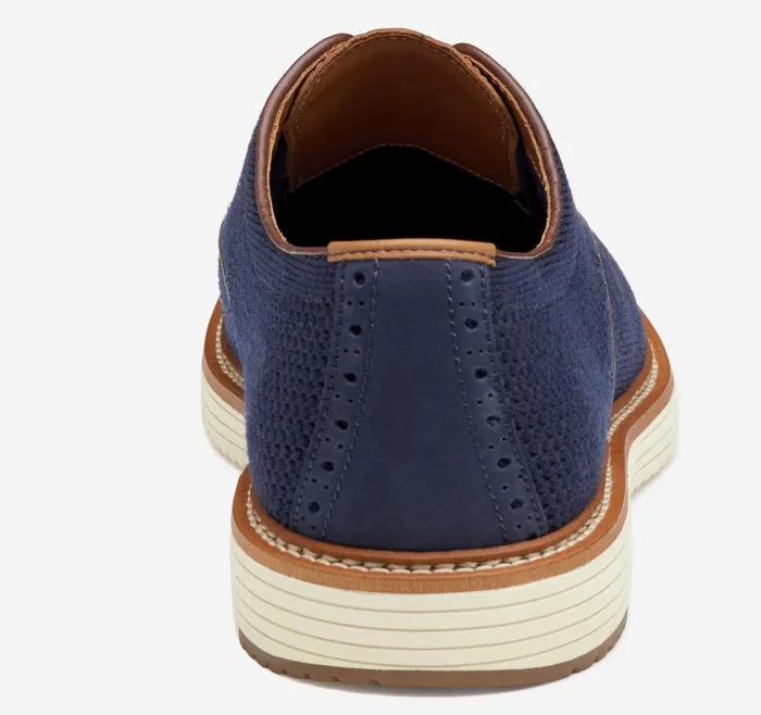 Johnston and Murphy Upton Knit Wingtip Navy Knit Men LaceUps Johnston and Murphy Upton Knit Wingtip Navy Knit Men LaceUps