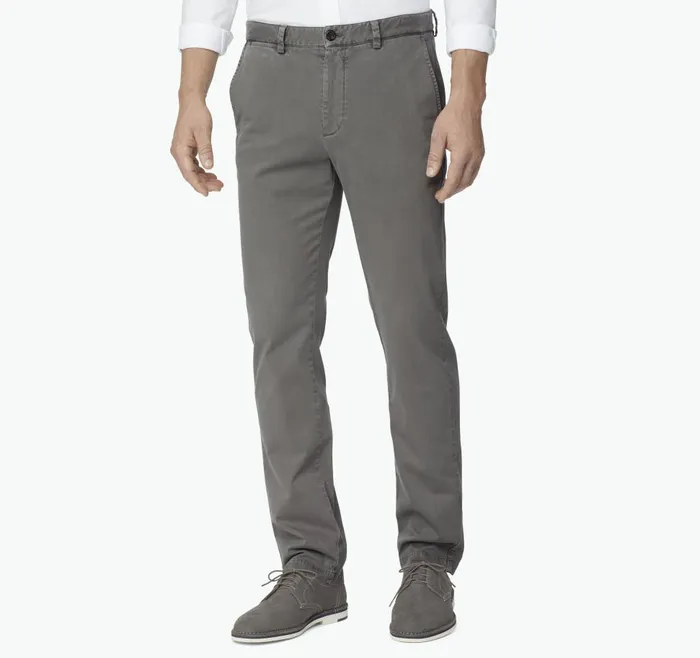 Johnston and Murphy Washed Chinos Gray Men Pants and Jeans