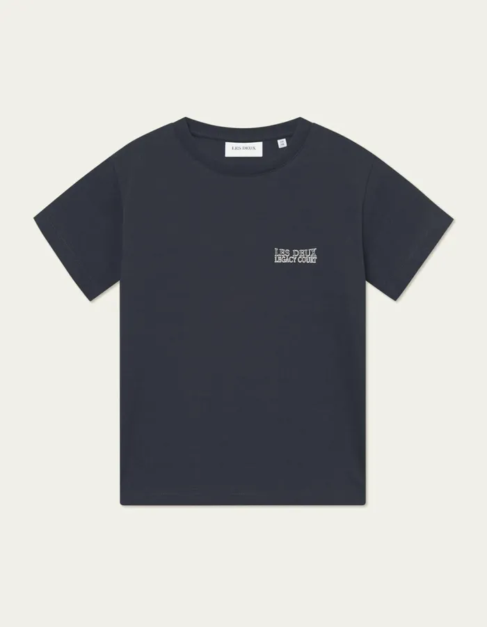 Kids Atlas TShirt Kids 8211 Dark Navy Les Deux Tops