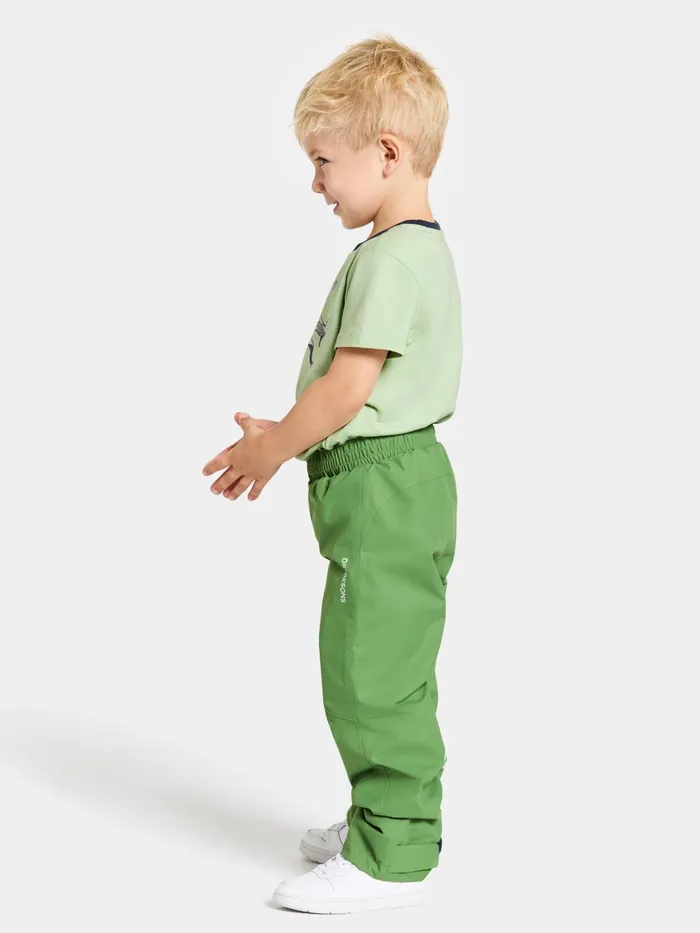 Kids Avan Kid039s Pants Algae Green Didriksons Waterproof Trousers
