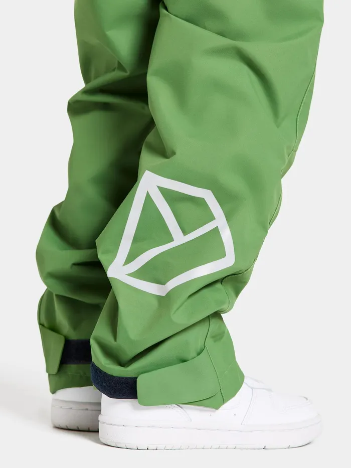 Kids Avan Kid039s Pants Algae Green Didriksons Waterproof Trousers