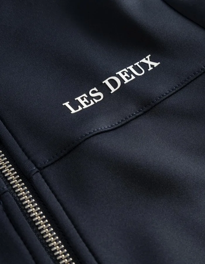 Kids Ballier Track Jacket Kids 8211 Dark Navy Les Deux Tops
