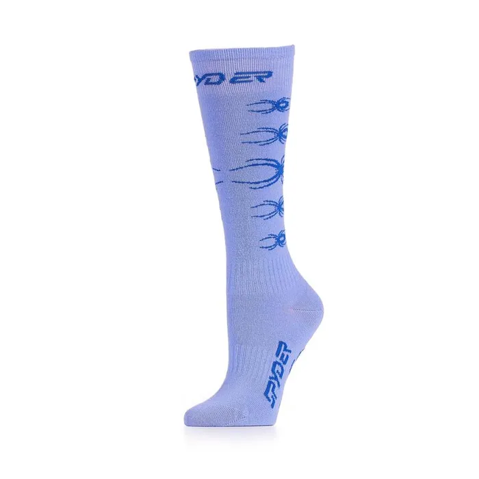 Kids Bug Liner Cloud Purple Spyder Socks