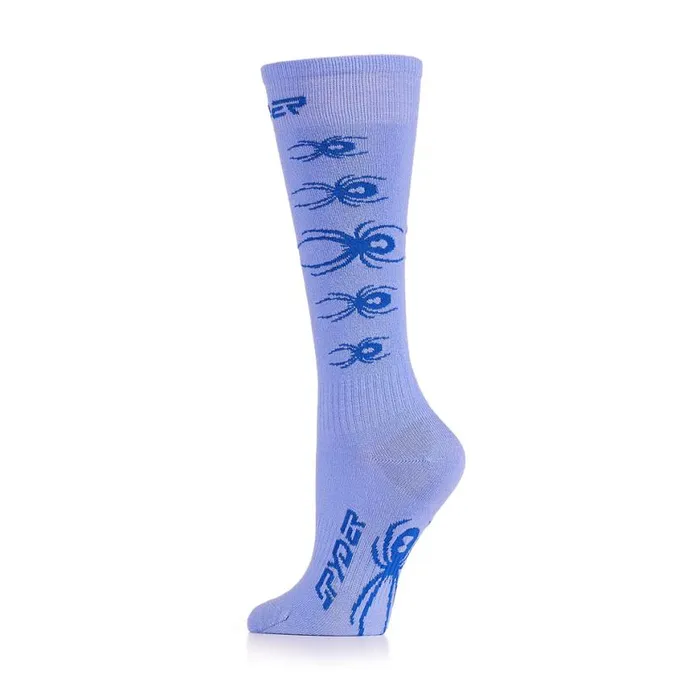 Kids Bug Liner Cloud Purple Spyder Socks