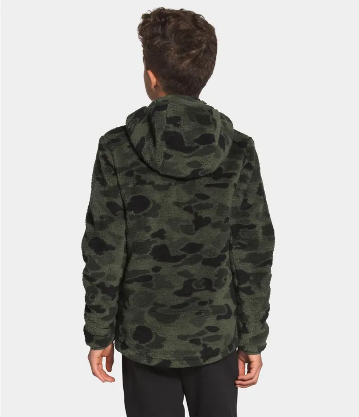 Kids Campshire Hoodie New Taupe Green Duck Camo Print The North Face Tops
