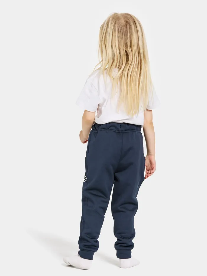Kids Corin Pants Navy Didriksons Fleece Joggers