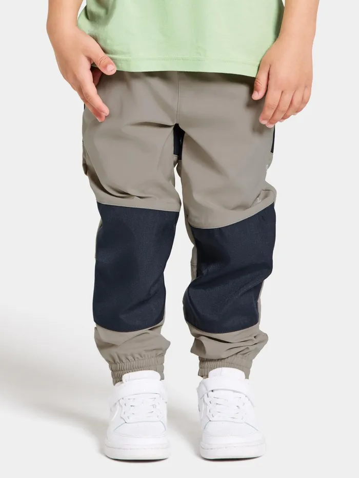 Kids Flox Pants Beach Beige Didriksons Waterproof Trousers