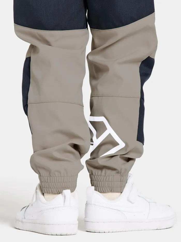 Kids Flox Pants Beach Beige Didriksons Waterproof Trousers