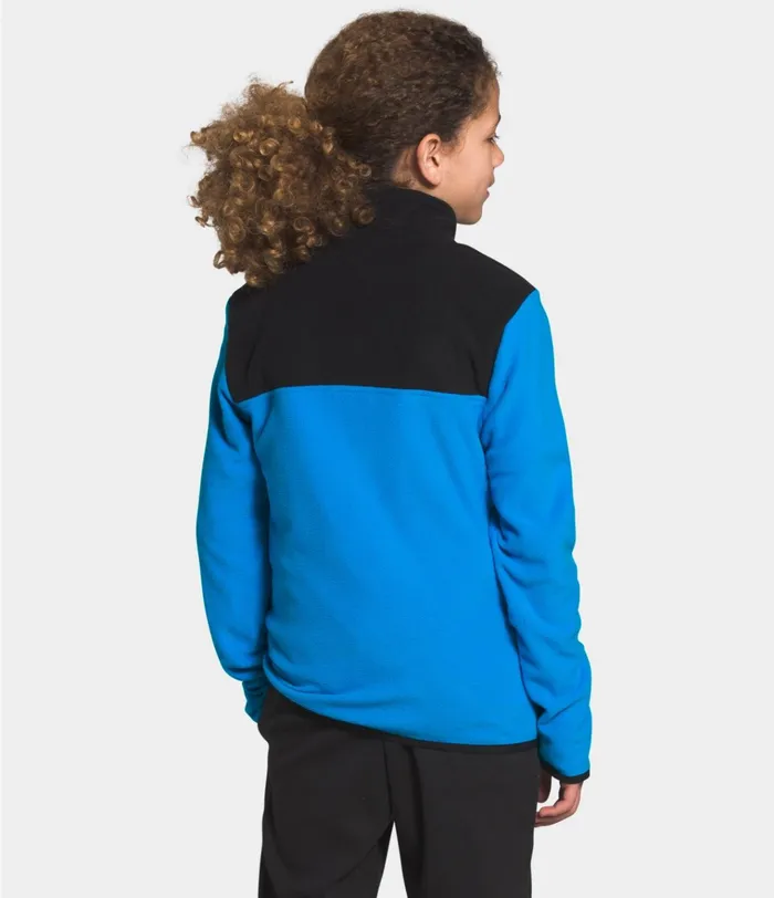 Kids Glacier Snap Pullover Clear Lake Blue The North Face Tops