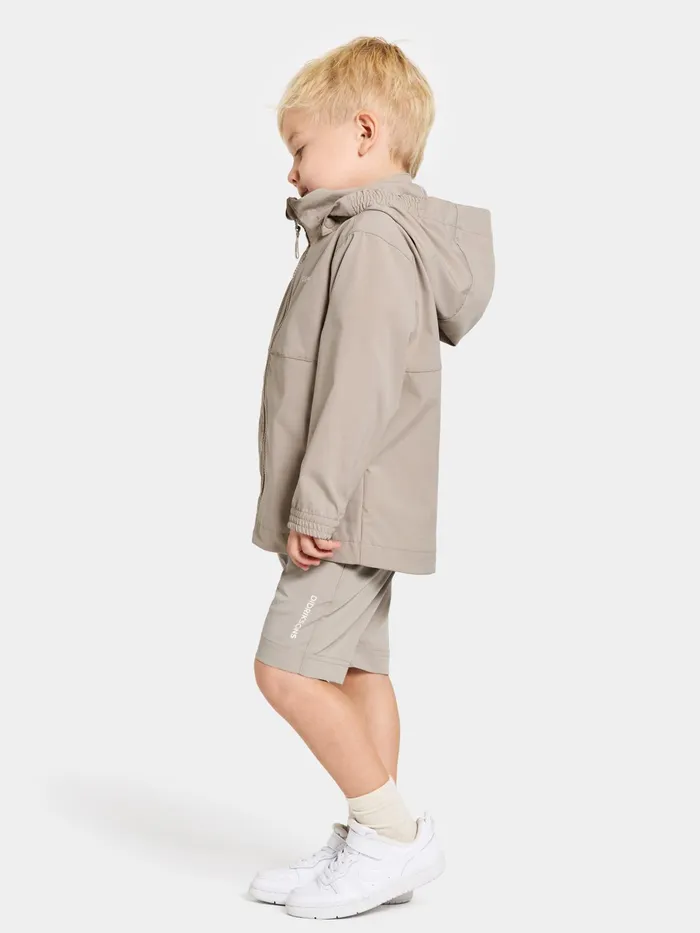 Kids Hallon Jacket Beach Beige Didriksons Spring Jackets