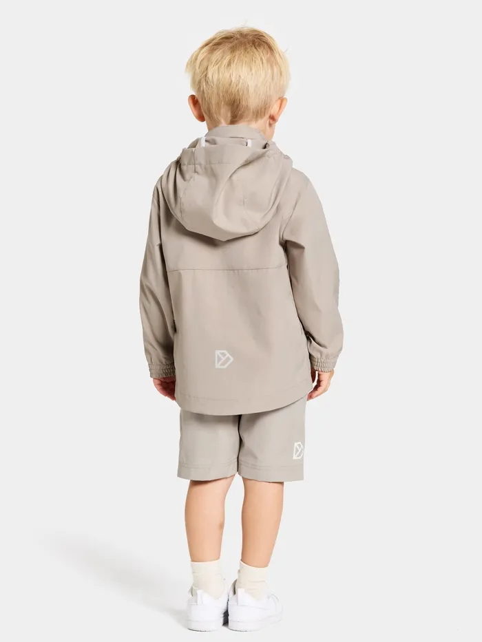 Kids Hallon Jacket Beach Beige Didriksons Spring Jackets
