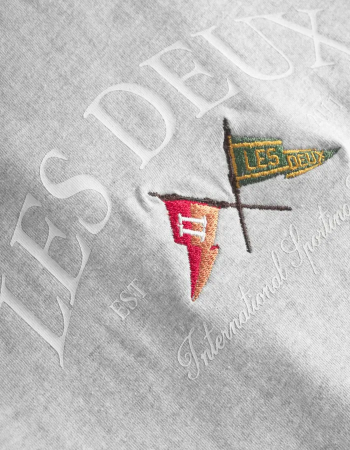 Kids Ivy League Tshirt Kids 8211 Snow Melange Les Deux Tops