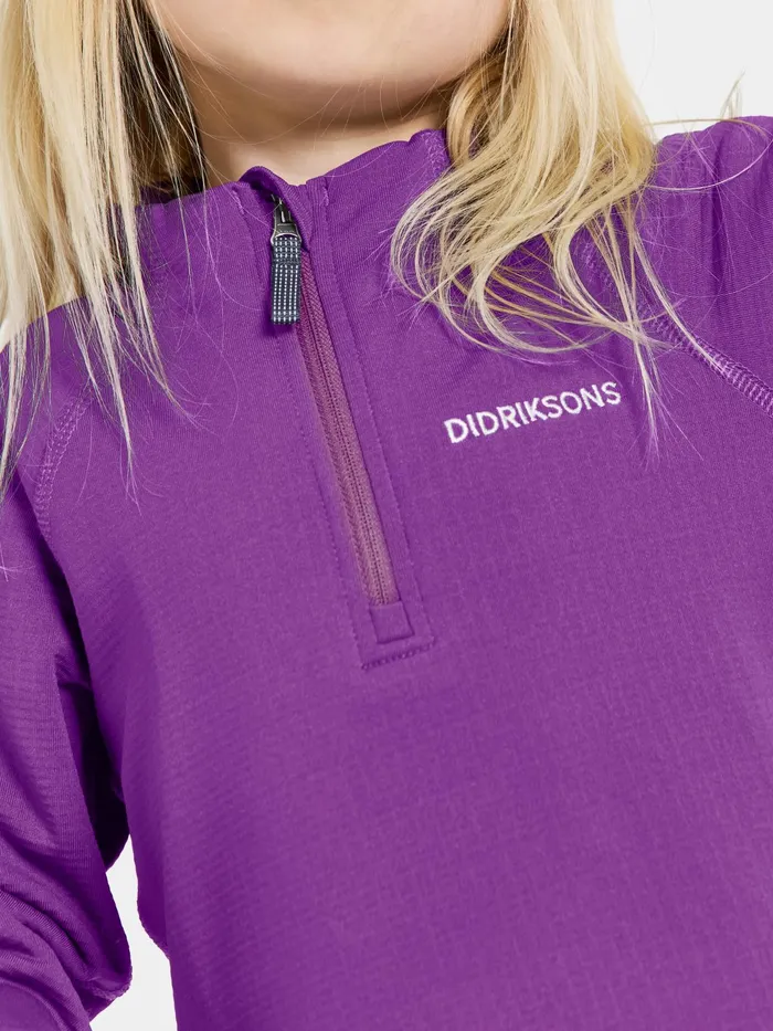 Kids Jadis Set Royal Purple Didriksons Fleece and Midlayers