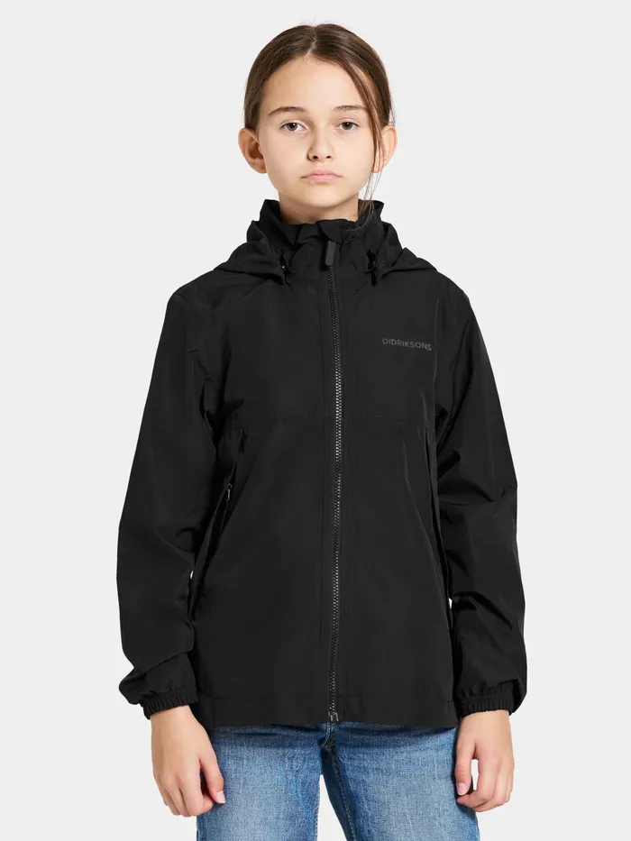 Kids Meliss Jacket Black Didriksons Spring Jackets
