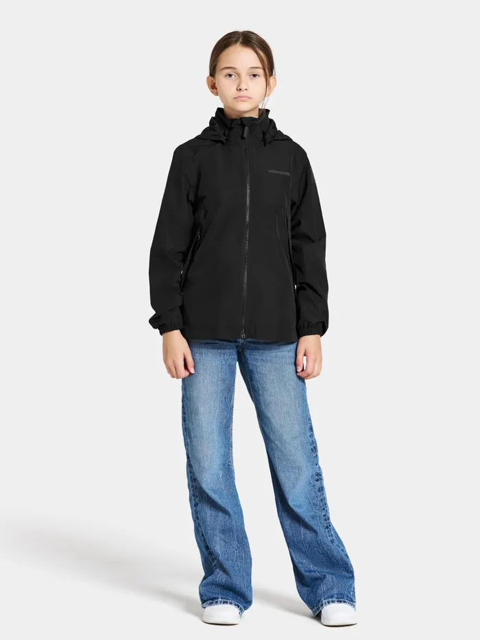 Kids Meliss Jacket Black Didriksons Spring Jackets