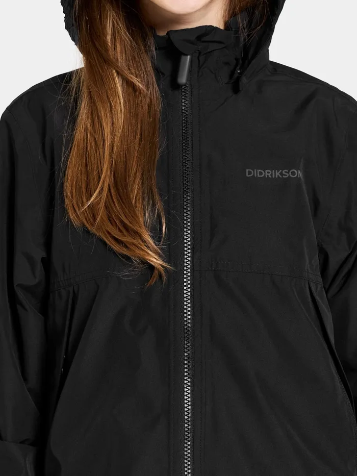 Kids Meliss Jacket Black Didriksons Spring Jackets