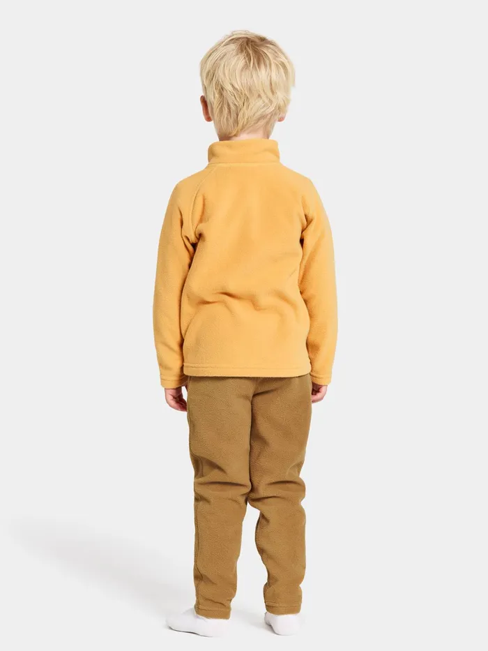 Kids Monte FullZip Dark Pollen Didriksons Fleece and Midlayers