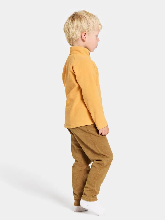 Kids Monte FullZip Dark Pollen Didriksons Fleece and Midlayers