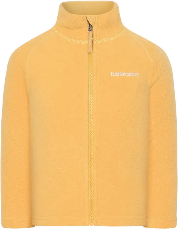 Kids Monte FullZip Dark Pollen Didriksons Fleece and Midlayers