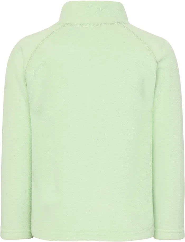 Kids Monte FullZip Light Algae Green Didriksons Fleece and Midlayers