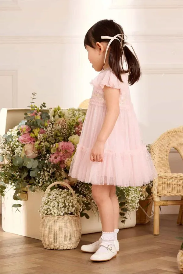 KIDS Needle and Thread Confetti Bodice Baby Dress Pink