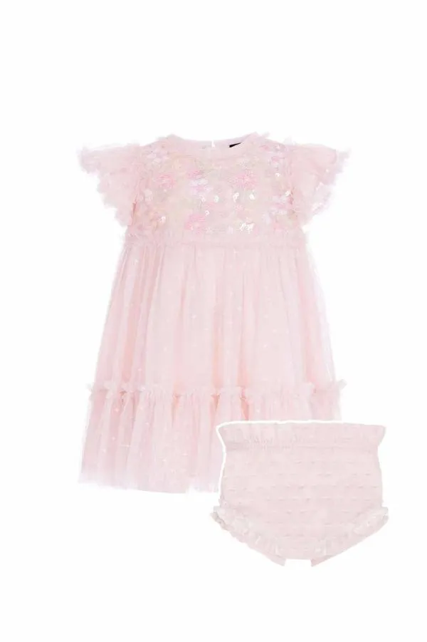 KIDS Needle and Thread Confetti Bodice Baby Dress Pink KIDS Needle and Thread Confetti Bodice Baby Dress Pink