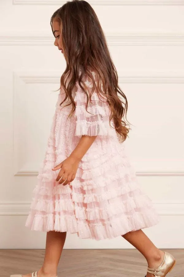 KIDS Needle and Thread La Vie En Rose Kids Dress Pink KIDS Needle and Thread La Vie En Rose Kids Dress Pink
