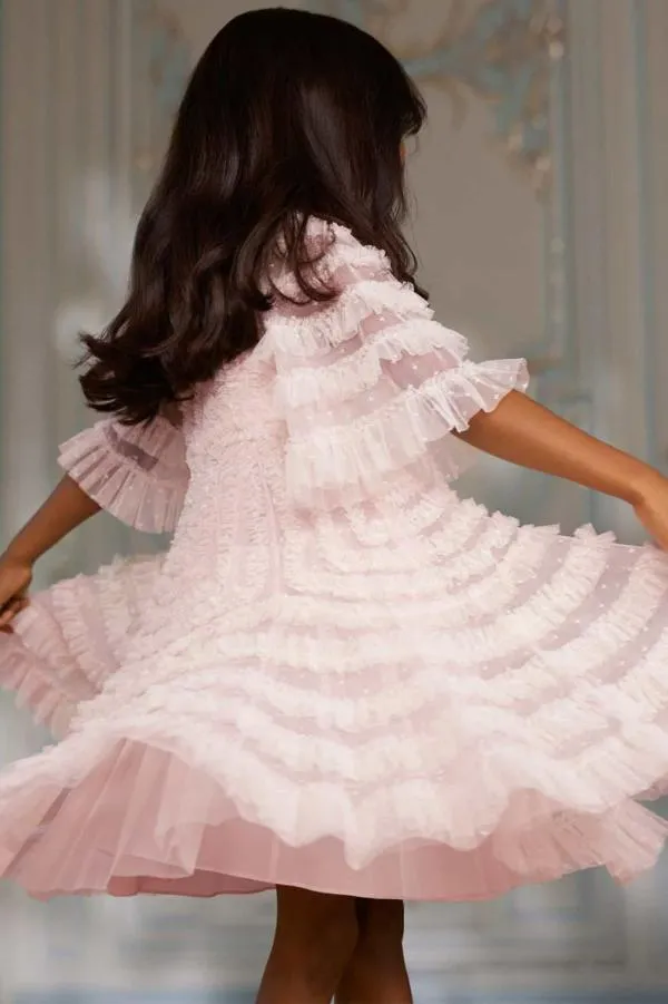 KIDS Needle and Thread La Vie En Rose Kids Dress Pink KIDS Needle and Thread La Vie En Rose Kids Dress Pink