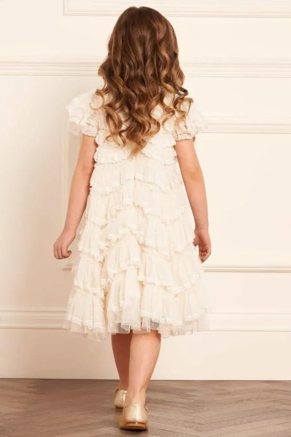 KIDS Needle and Thread Libby Lace Kids Dress Champagne KIDS Needle and Thread Libby Lace Kids Dress Champagne