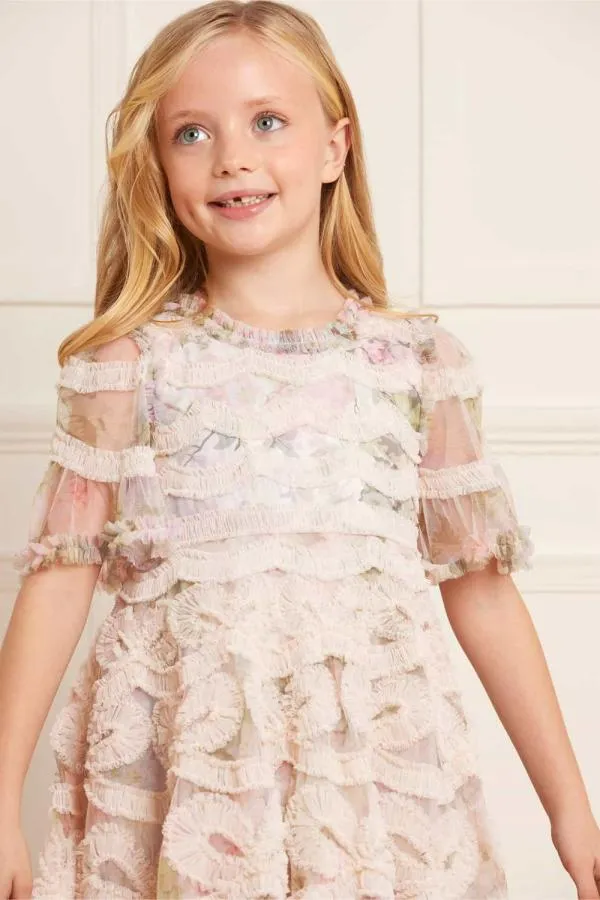 KIDS Needle and Thread Rose Powder Ingrid Kids Dress Multi KIDS Needle and Thread Rose Powder Ingrid Kids Dress Multi