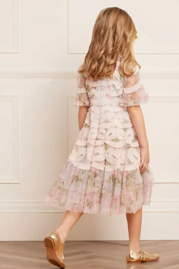 KIDS Needle and Thread Rose Powder Ingrid Kids Dress Multi KIDS Needle and Thread Rose Powder Ingrid Kids Dress Multi