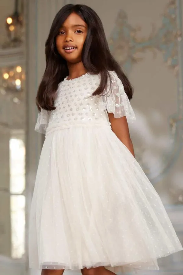 KIDS Needle and Thread Thea Bodice Kids Dress Champagne