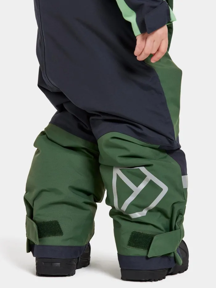 Kids Neptun Coverall Pine Green Didriksons