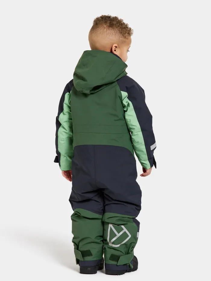 Kids Neptun Coverall Pine Green Didriksons