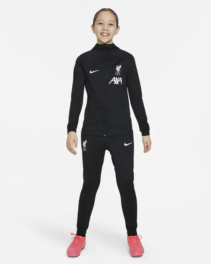 Kids Nike All Clothing Liverpool FC Strike Blackblackwhitewhite