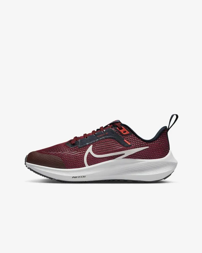 Kids Nike Older Kids 7 8211 15 Years Air Zoom Pegasus 40 Phantombright Crimsonwhitedark Obsidian