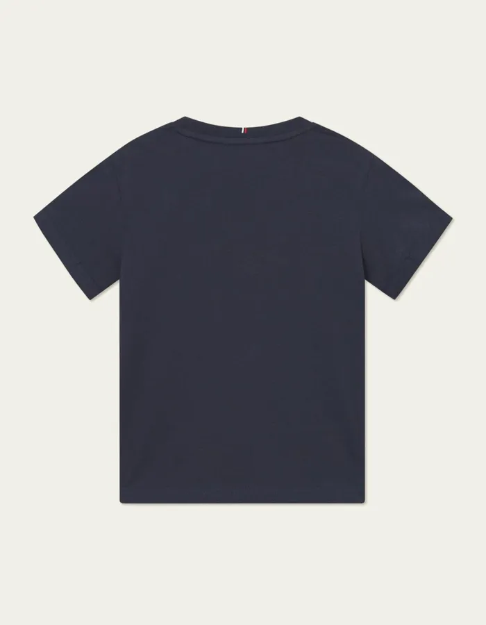 Kids Norregaard TShirt Kids 8211 Dark NavyOrange Les Deux Tops
