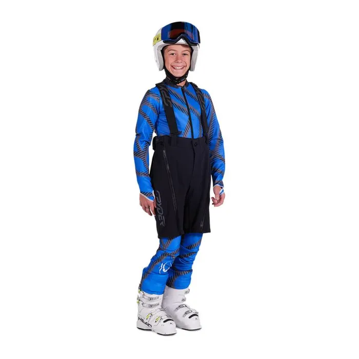 Kids Softshell Training Short Black Spyder Racesuits