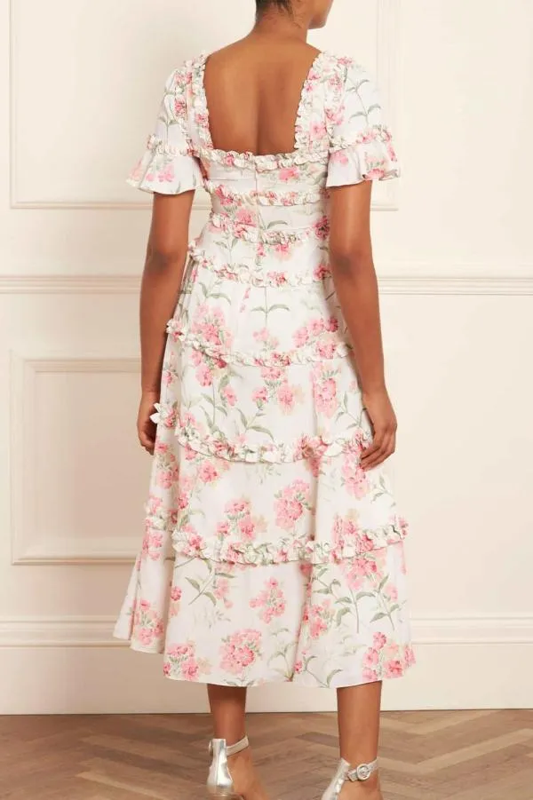 KIDSWomen Needle and Thread Summer Posy Maya Crepe Ballerina Dress Multi KIDSWomen Needle and Thread Summer Posy Maya Crepe Ballerina Dress Multi