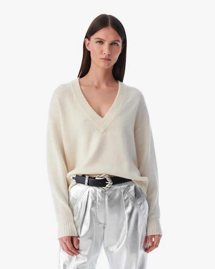 Knits Women IRO LILWEEN VNECK CASHMERE SWEATER