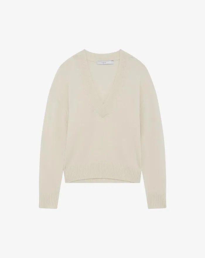 Knits Women IRO LILWEEN VNECK CASHMERE SWEATER